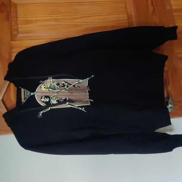 Spooky Skeleton Dancing Sweatshirt 30 Morbid Minutes from Rooster Teeth - Picture 7 of 7